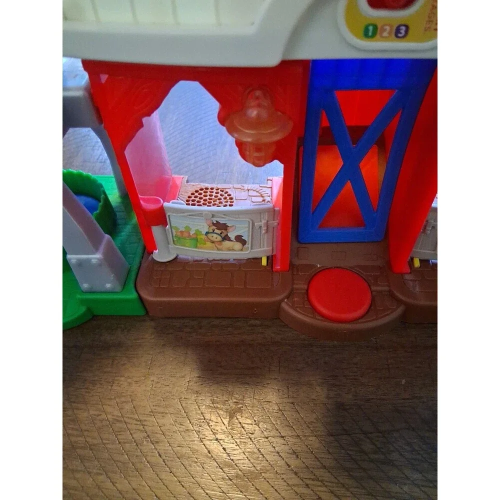 Fisher-Price Little People Smart Stages Farm Barn Playset Lights & Sound WORK!